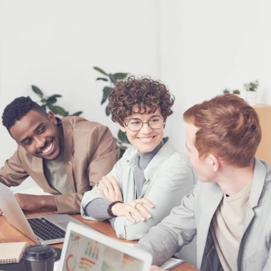 Yorlex marketing team reviewing campaign performance